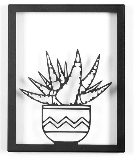 Cacti Metal Wall Art Rusper & Pines
