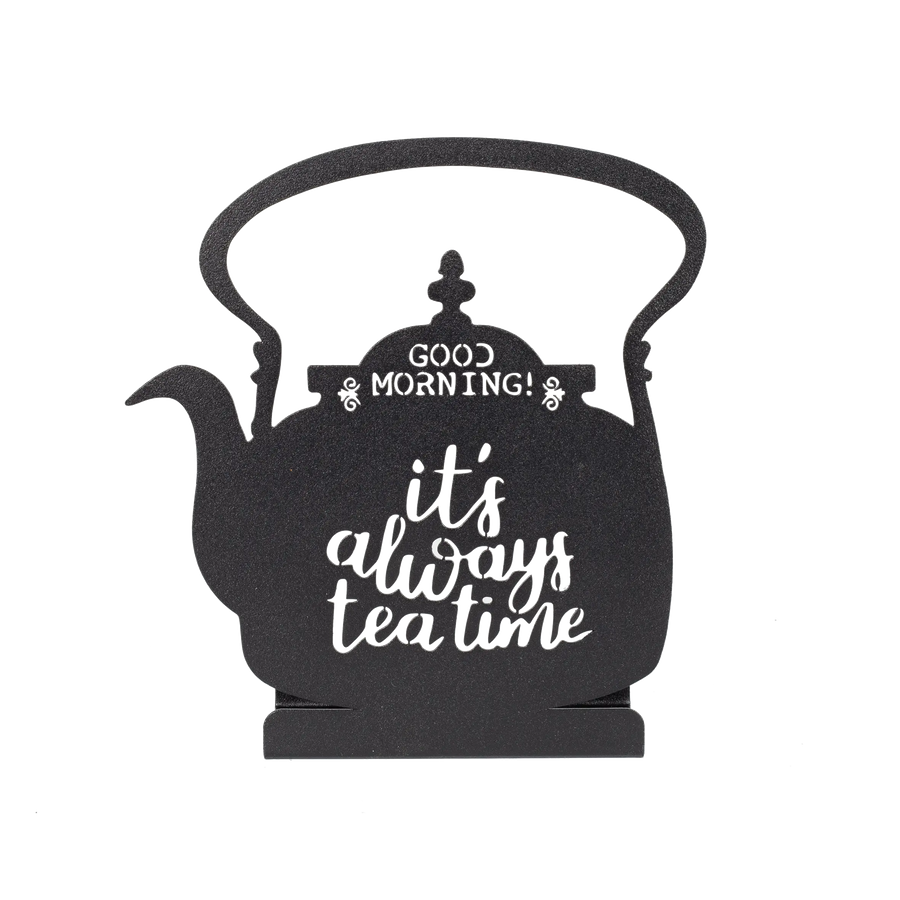 It's Always Tea Time Metal Wall Art Rusper & Pines