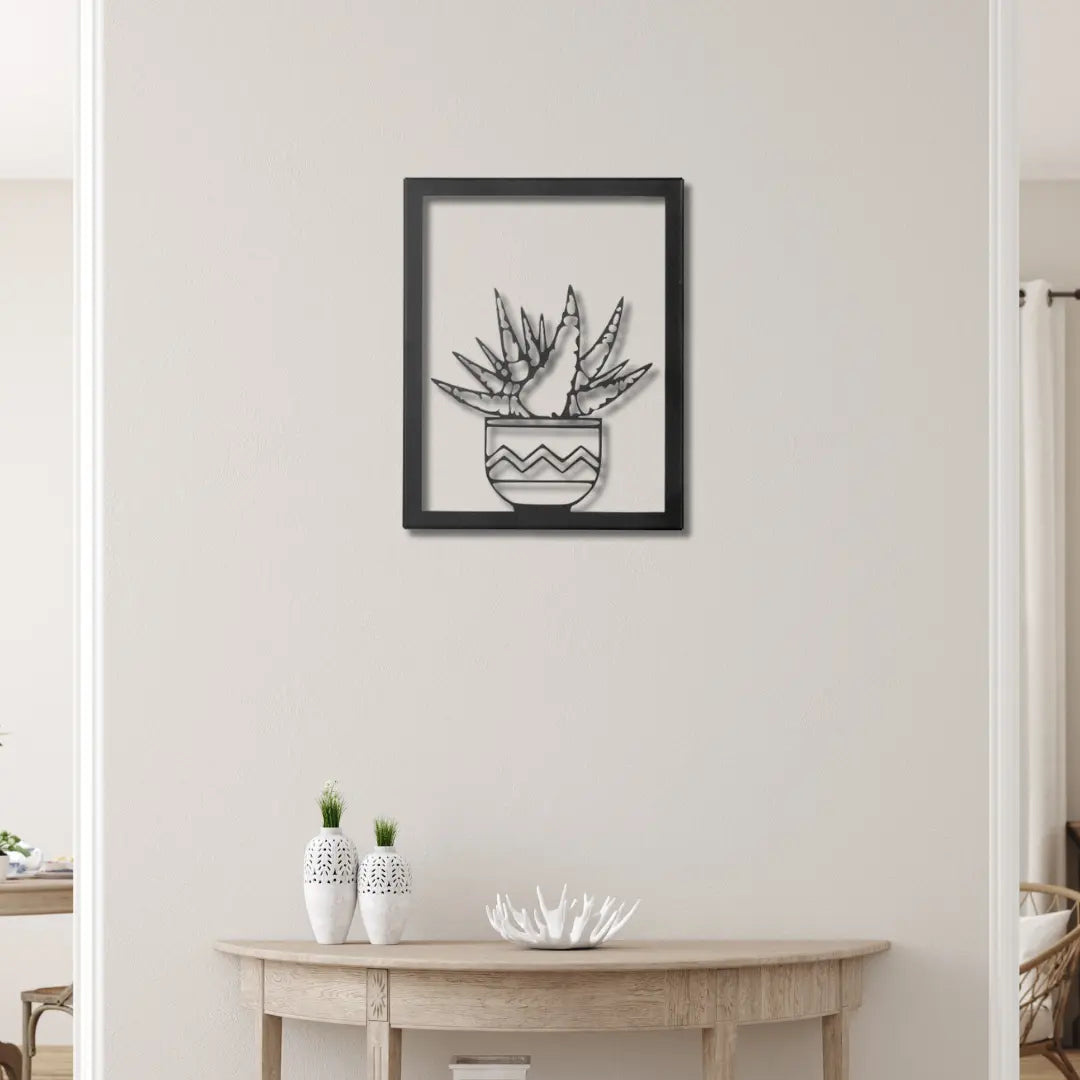 Cacti Metal Wall Art Rusper & Pines