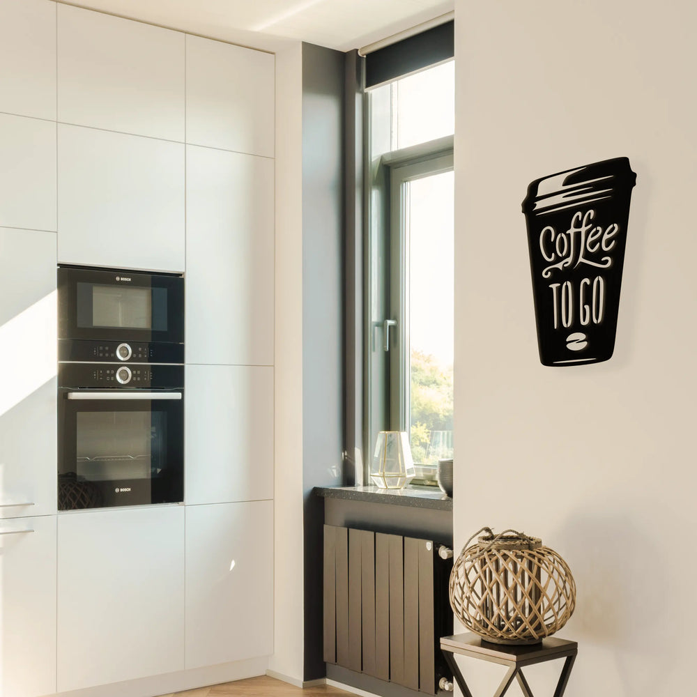 Cup Of Coffee Metal Wall Art Rusper & Pines
