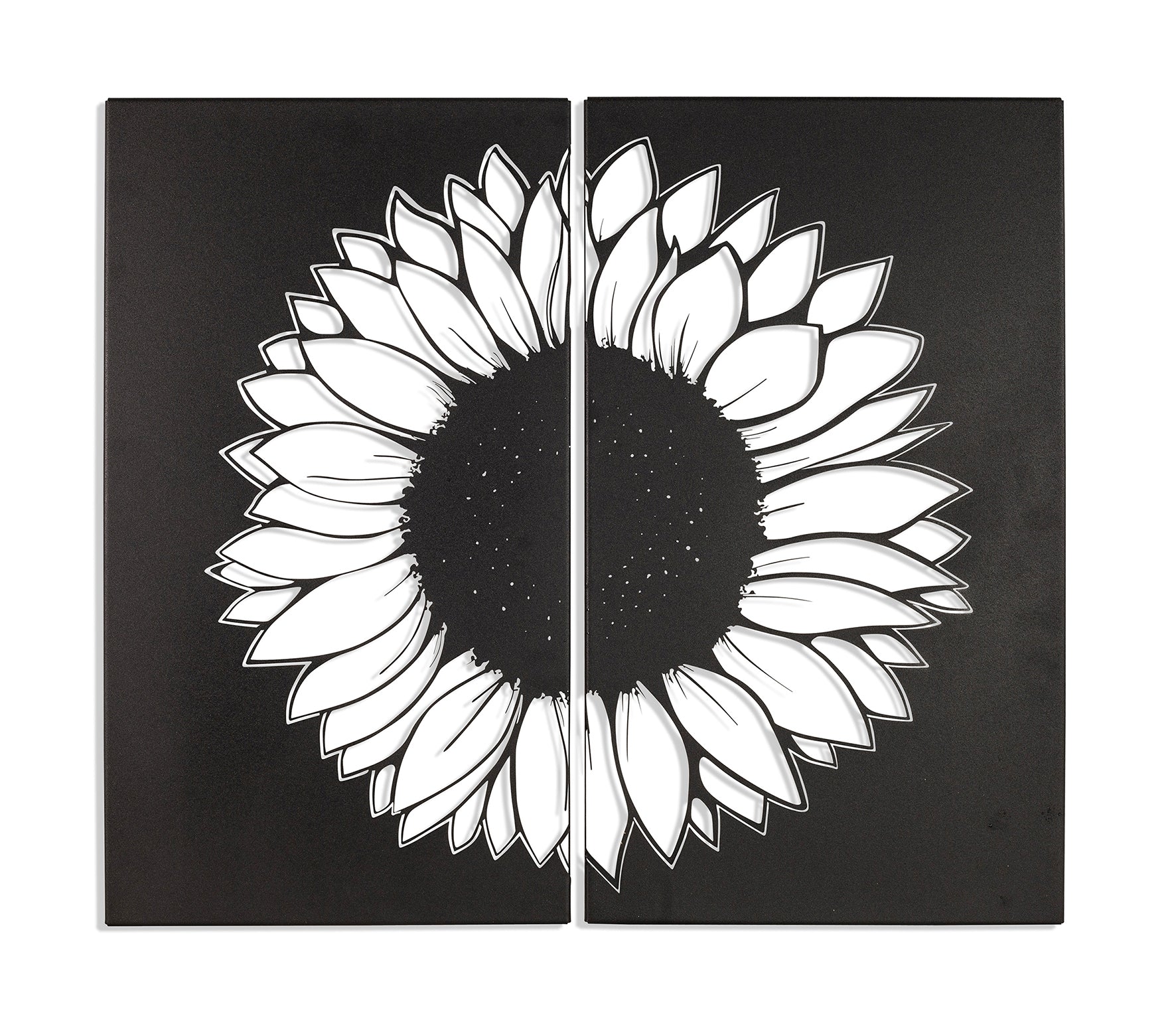 Sunflower- Metal Wall Art  Set/2