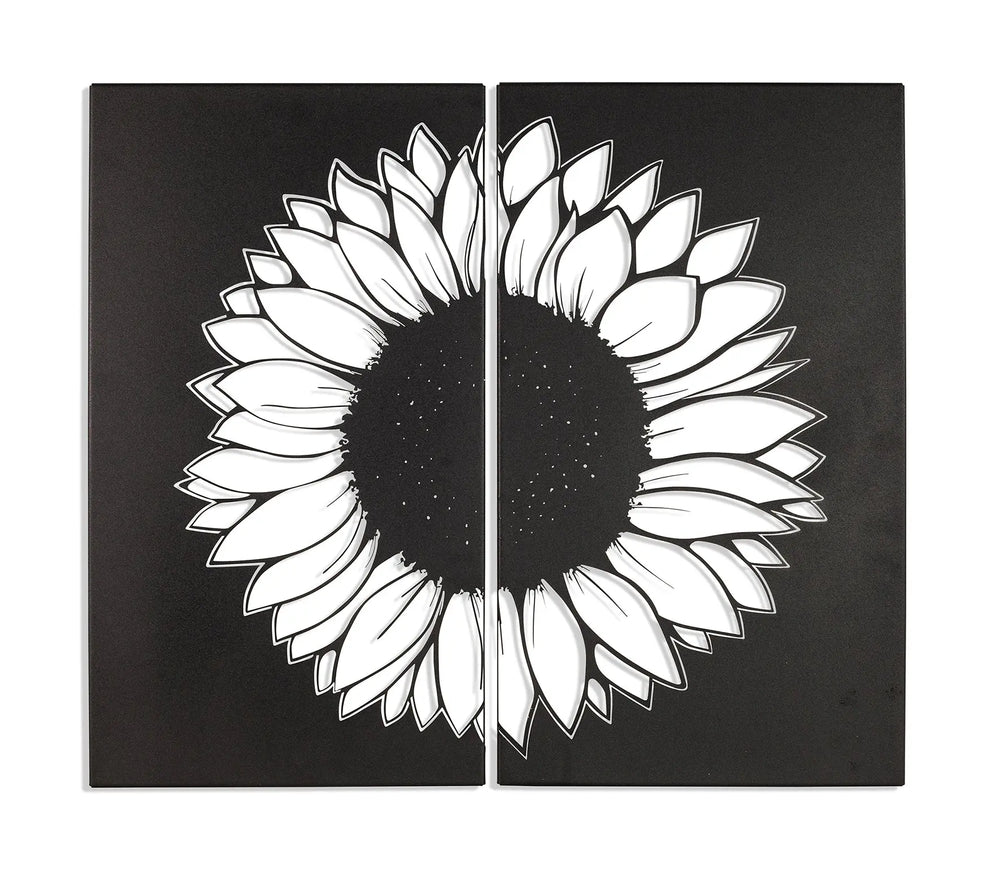 Sunflower Metal Wall Art Set/2 Rusper & Pines