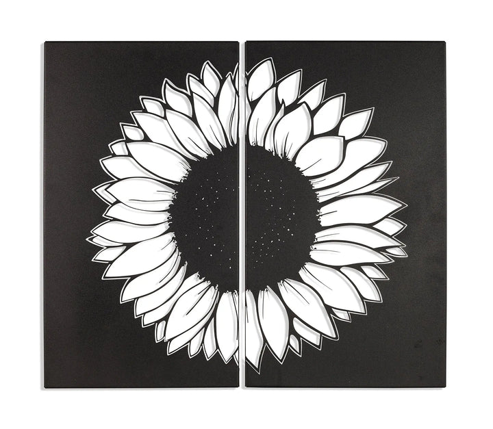 Sunflower Metal Wall Art Set/2 Rusper & Pines