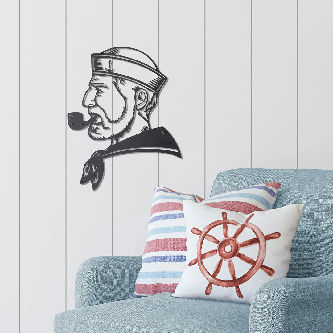 Sea Captain Nautical Metal Wall Art Rusper & Pines