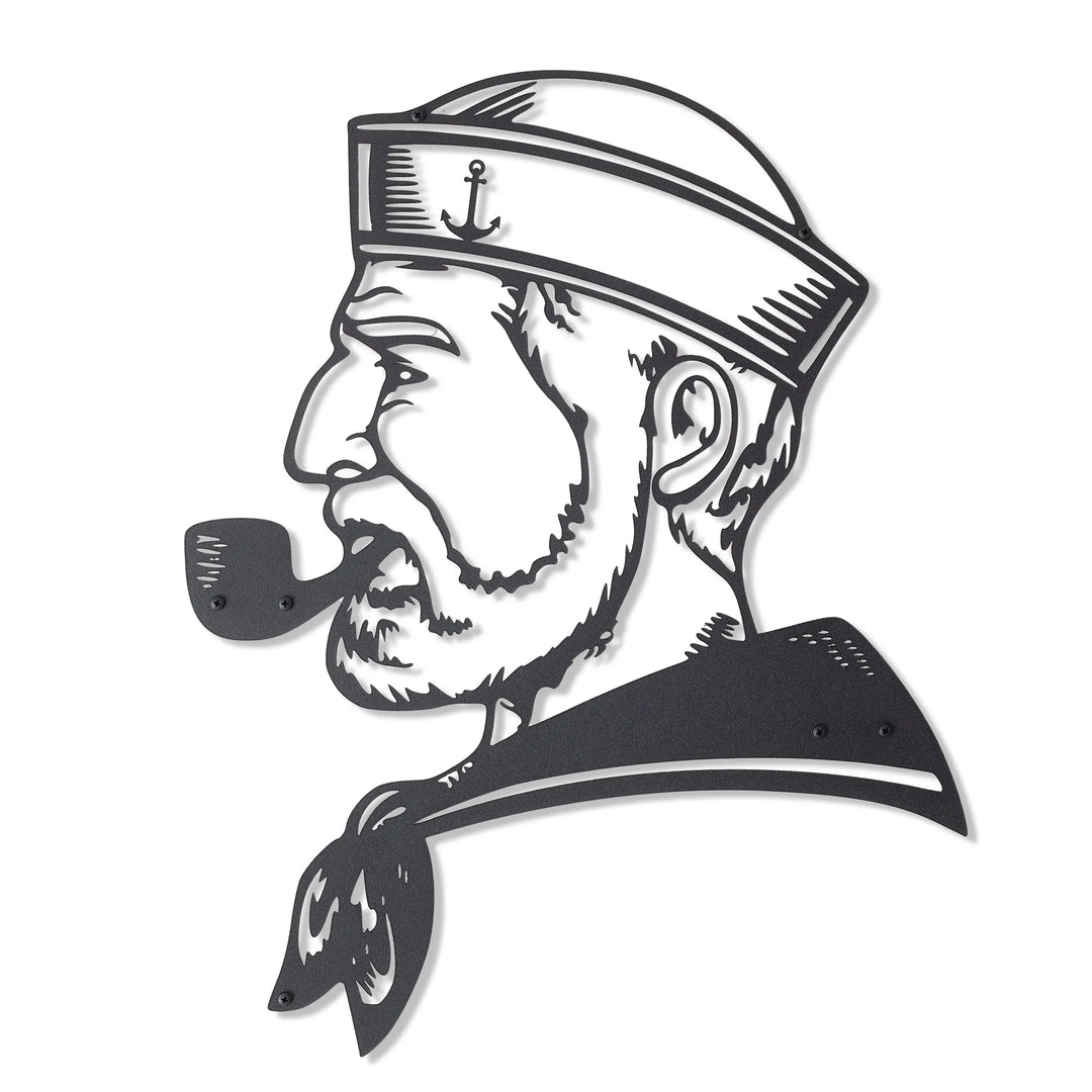 Sea Captain Nautical Metal Wall Art Rusper & Pines