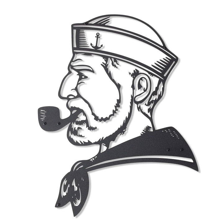 Sea Captain Nautical Metal Wall Art Rusper & Pines