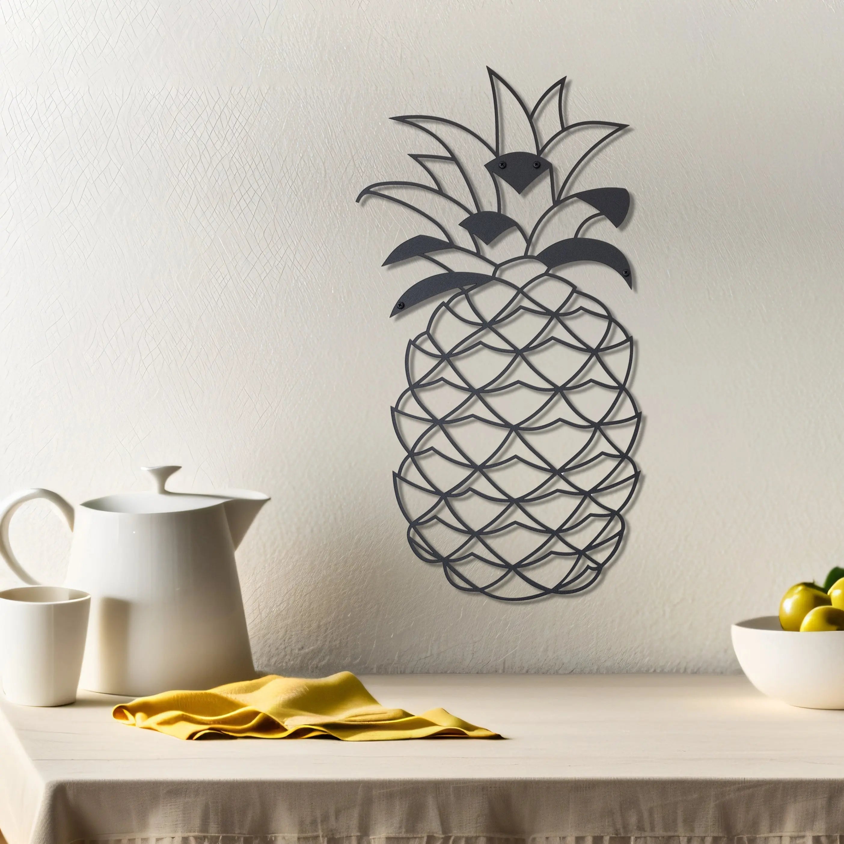 Pineapple Metal Wall Art Rusper & Pines