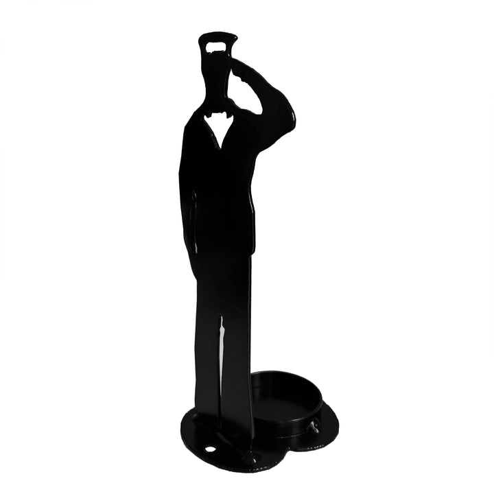Lest We Forget Metal Sailor Silhouette Tea Light Holder- Home Remembrance Decor