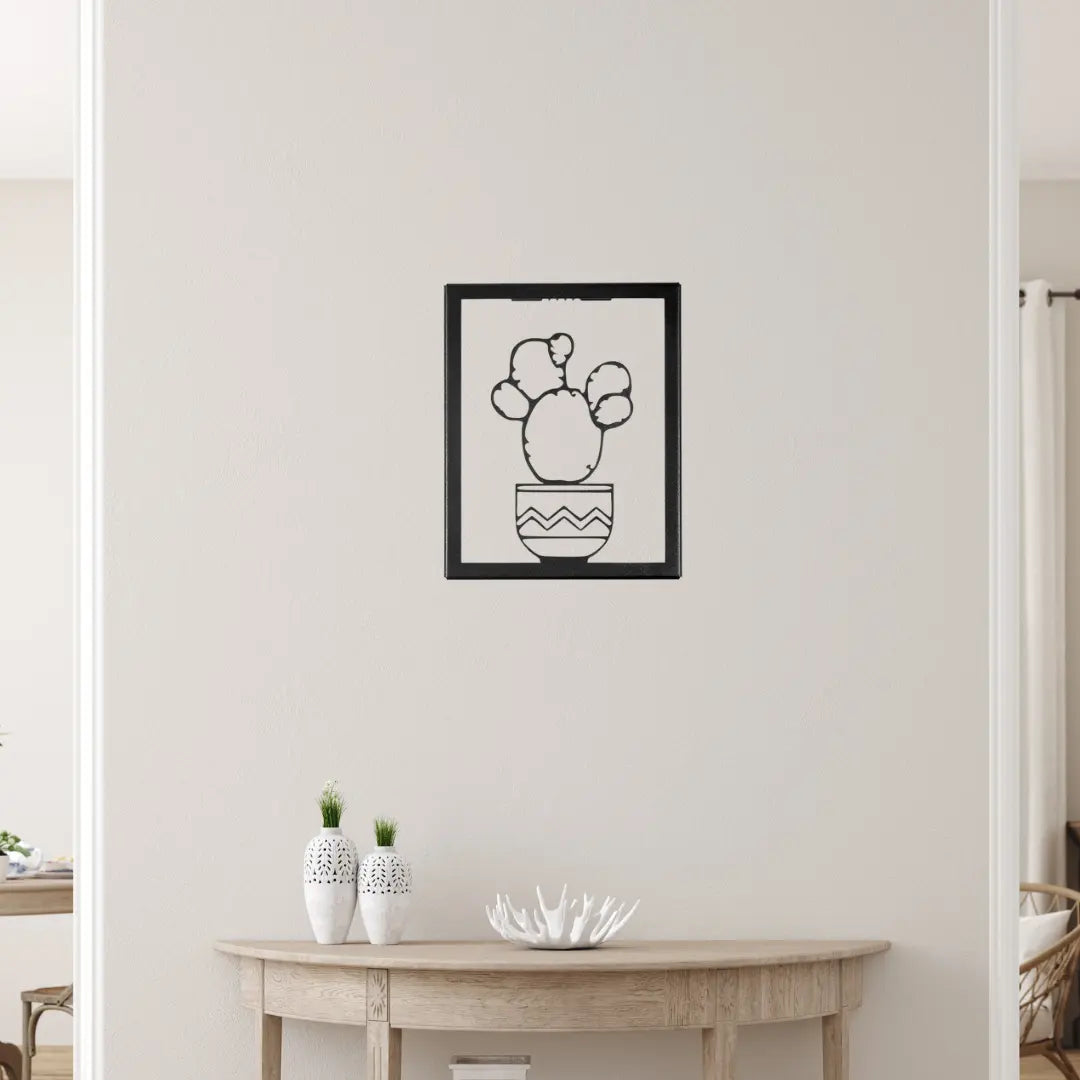 succulent metal wall decor Metal Cactus Wall Decor – Rusper & Pines