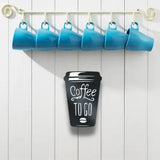 Take Away Coffee To Go - Metal Wall Art