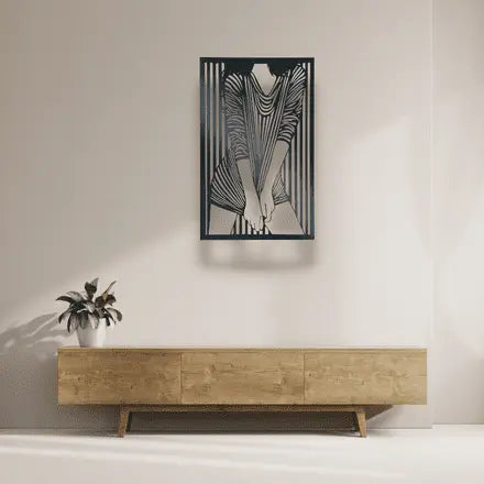 metal dress wall art Metal dress wall art