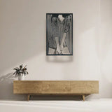 Lady in Dress - Metal Wall Art