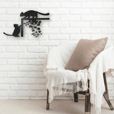 Cats Playing - Metal Wall Art