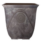 Premium Slate Effect Square Planter 14.5