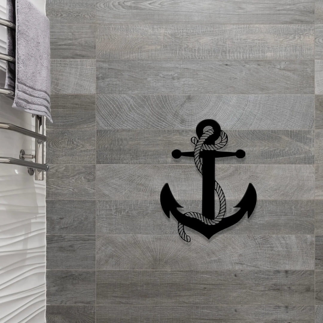 Metal Anchor Wall Art Decor Rusper & Pines