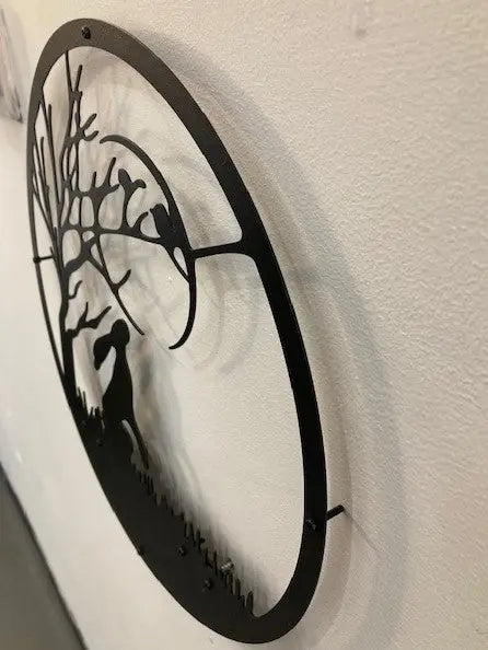 The Gazing Hare - Metal Wall Art Rusper & Pines