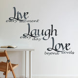 Live Laugh Love - Metal Wall Art