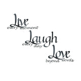 Live Laugh Love - Metal Wall Art