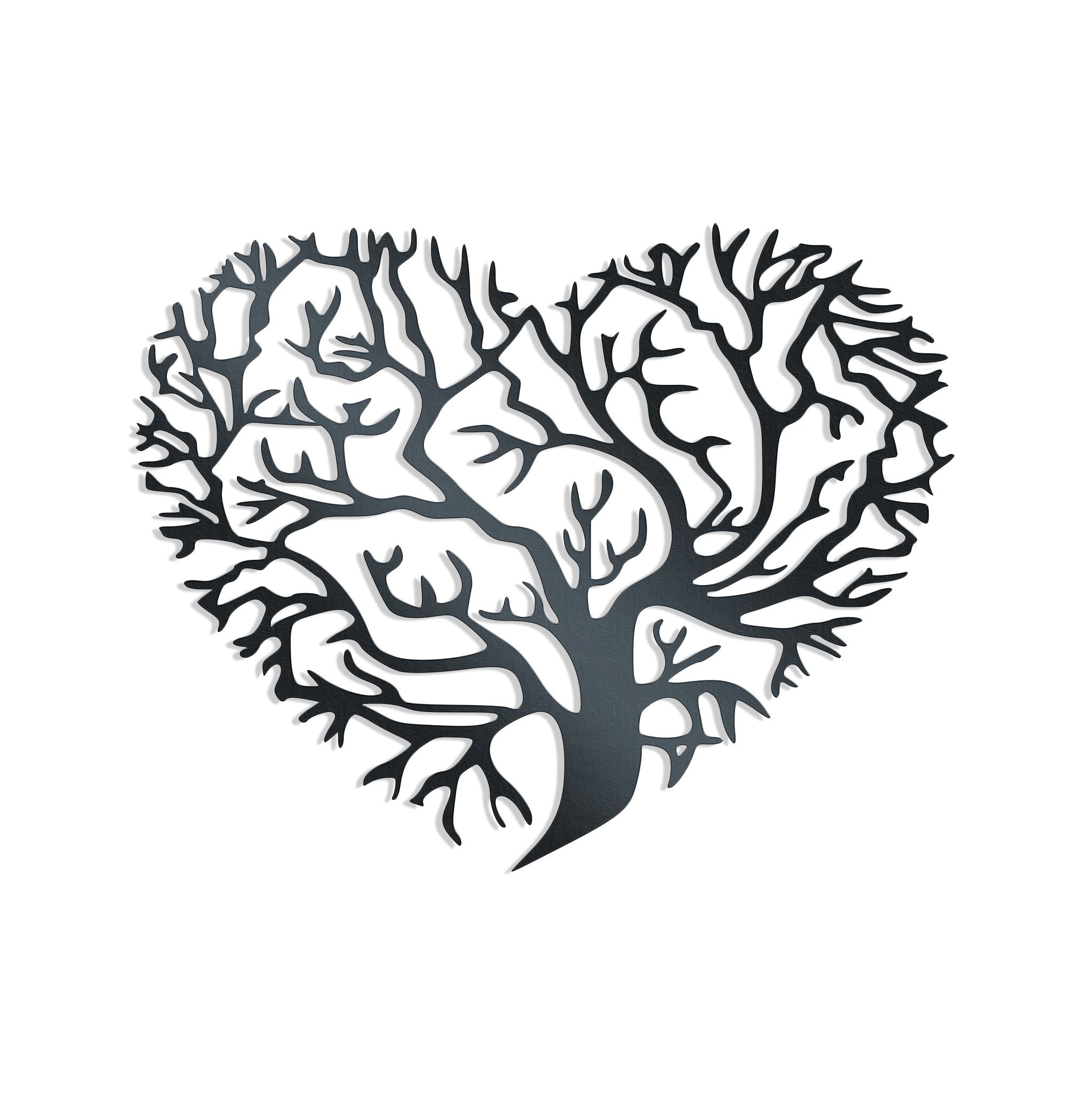 heart, tree, love, gift, wall decoration, thoughful