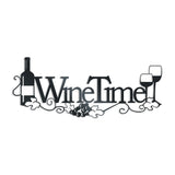 Wine Time - Metal Wall Art