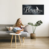 Home Where are Story Begins - Metal Wall Art
