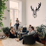 Stag - Metal Wall Art